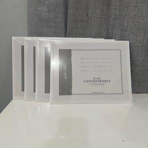Master’s touch fine art studio 11x14 Canvas Panels Set of 4. NWT.